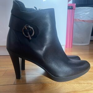 Black Stuart Weitzman booties
